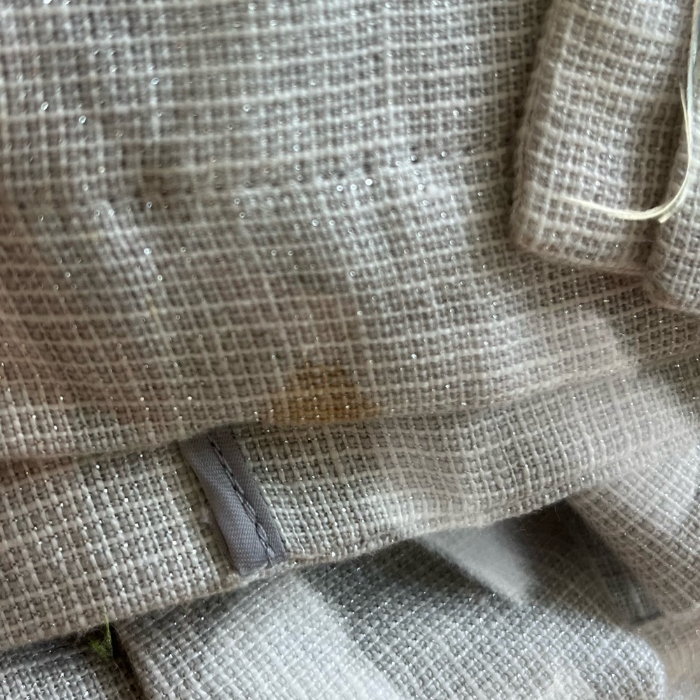 J. Jill Cream Blazer size medium Linen Blend - Picture 10 of 12